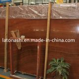 Natural Wooden Grain Red Marble for Slab, Tile, Countertop, Floor