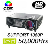 FCC Mini 1500 Lumens Liquid Crystal Display LCD LED Projector