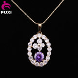 New Designed Zircon Gold Pendants Charm for Women