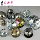 30mm Fashion White Crystal Button