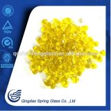 Swimming Pool Decorative Yellow Glass Beads