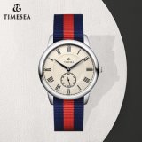 Timesea Simple Wrist Watch Waterproof Stainless Steel Analog Quartz Watch71157