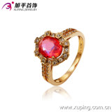 13127 Fashion Latest Gold Engag Ring Designs with Zircon