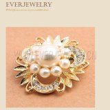 Attractive Rhinestone Flower Cloth Brooches