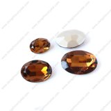 Quality Oval Shape Point Back Crystal Stone (3002)