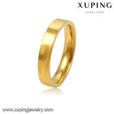 13935 Fashion Jewelry 24k Gold Plated Alloy Finger Ring in Simple Plain Deisgn