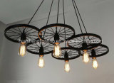 Retro-Style Wheel Pendant Lamp/Creative Pendant Lamp