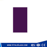 Decorative Paint Coated Art Glass / Voilet -Df-2