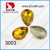 Light Topaz Teardrop Crystal Fancy Stones