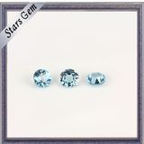 Natural Cut Round Shape Natural Blue Topaz