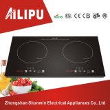 LED Display Two Burner Indunction Cooker