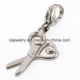 Scissor Shape Stainless Steel Jewelry Charm