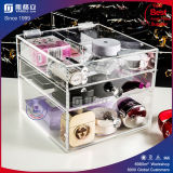 High Clear 5 Tier Acrylic Makeup Organizer with Crystal Knob