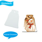 High Quality Customzied Polymer Ornament for DIY Sublimation