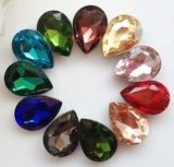 Teardrop Crystal Fancy Stones for Jewelry