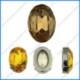 13*18mm Smoked Topaz Oval Cabochon Cushion Cut Fancy Crystal Stone Cubic Fancy Stone for Jewelry Making