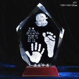 3D Laser Crystal Iceberg for Table Decoration or Gifts in China