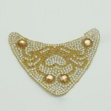 New Fashion Design Rhinestone Diamond Decorated Embroidery Patch