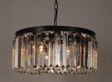 Simple and Stylish Retro Dining Room Crystal Pendant Light