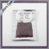 Garnet Color Waxing Setting CZ Stones