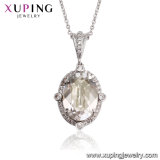 43622 Xuping The Price of Gold Necklace in Taiwan Crystals From Swarovski New Stylish Pendant Necklace Jewelry