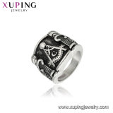 R-39 Xuping 17 Gram Retro Silver Ring for Women