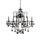 Modern Style Decorative Crystal Black Chandelier