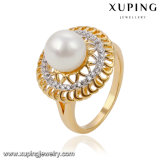 13887 Fashion Wholesale Newest Big Pearl Jewelry Finger Ring for Girls