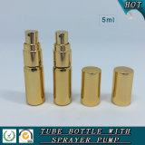 5ml Gold Glass Spray Perfume Bottle with Gold Pump