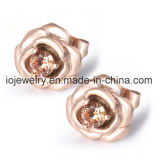 Flower Metal Medical Stainless Steel Earrings