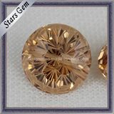 Low Price Loose Champagne Zirconia Gemstone