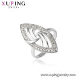 12173 New Product Rhodium Luxury Ring with Square Stone