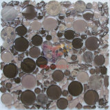 Round and Cracked Crystal Stone Mixed Art Mosaic (CS210)