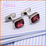 VAGULA Silver Plated Copper Fashion Shirt Cufflinks for Man