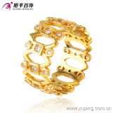 13583 Fashion Zircon Oral Lip Design Jewelry Finger Ring in 24k Gold Plated