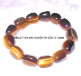 Semi Precious Stone Fashion Crystal Agate Beaded Bracelet Jewelry