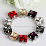 High Quality Sew on Flatback Acrylic Rhinestone with Metal Claws