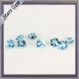 Natural Transparent Swiss Blue Topaz Gemstone Bead