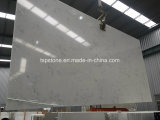 Bianco Carrara White Quartz Stone Slab for Kitchen Countertop & Vanity Top