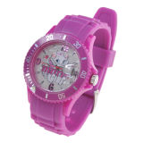 Fashion Waterproof Japan Movt  Silicone Wrist Watch