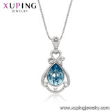 44073 Xuping Best Selling Crystals From Swarovski Water Drop Designs Pendant Necklace