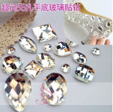 Clear Flat Back Glass Diamonds Beads Stones