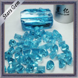 Light Aqua CZ Rough/Raw Material, Cubic Zirconia Rough