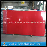 Artificial Red/Green/White Colors Countertop Quartz Stone Slabs