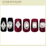 High Quality Different Shape Glossy Nail Crystal Stones with Various Colors