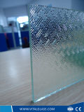 Clear Tempered Fylfot Patterned/Figured/Laminated/Acid Etched/Reflective/Ceramic Glass for Bathroom Glass