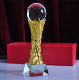 Hot Sale Crystal Trophy Metal Cup Crystal Award Sport Trophy