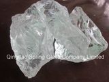 Decorative White Clear Glass Lump