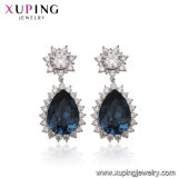 Xuping Wholesale Latest Gold Crystals From Swarovski Charms Drop Earrings Factory China