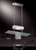 Elegant Modern Crystal Polished Chrome Hot Sell Pendant Lamp (P2648-1)